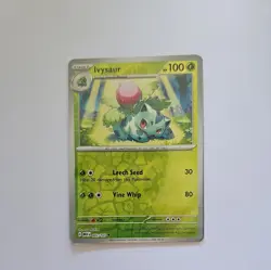 Pokemon TCG Ivysaur Scarlet & Violet-151 002/165 Reverse Holo - Image 1