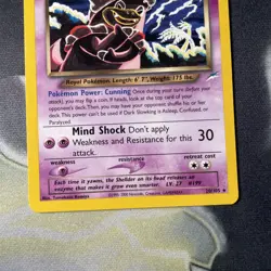 Pokemon Cards Dark Slowking 20/105 UNLIMITED Neo Destiny WOTC Rare NM - Image 3