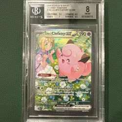Pokemon Lillie's Clefairy ex 184/159 Journey Together SIR BGS 8 - Image 1