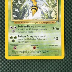 Pokemon TCG Beedrill Legendary Collection 20/110 Regular Rare LP. - Image 3