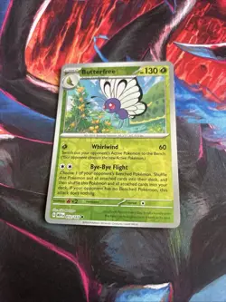 Butterfree Reverse Holo 012/165 SV: Scarlet & Violet 151 NM Pokemon Fast Ship - Image 1