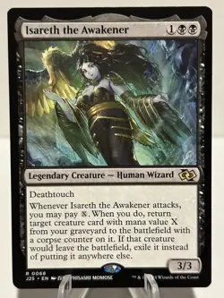 Isareth the Awakener (Anime) 68 R Foundations Jumpstart NM MTG - Image 1