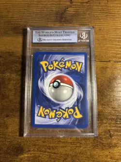 BGS 8.5 Houndoom 8 Double Holo Error Pokemon 2001 Neo Revelation SWIRLL - Image 4