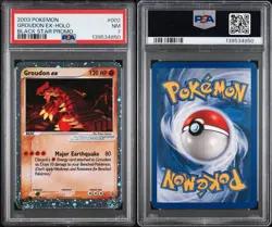 Pokemon - Groudon EX Holo Black Star Promo 002 2003 PSA 7 Near Mint - Image 3