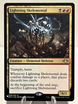 Lightning Skelemental 208/254 R The List Reprints NM MTG - Image 1