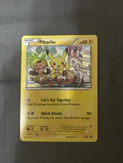 Pokemon Pikachu TCG XY95 XY Black Star Promo Holo LP - Image 1