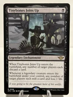 Tinybones Joins Up 108 R Outlaws of Thunder Junction NM MTG - Image 1