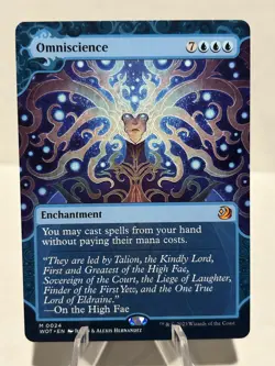 Omniscience 24 M Wilds of Eldraine: Enchanting Tales NM MTG Magic the Gathering - Image 1