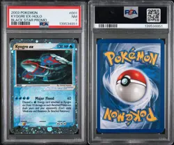 Pokemon - Kyogre EX Holo Black Star Promo 001 2003 PSA 7 Near Mint - Image 3