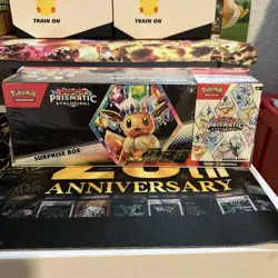 Pokemon Prismatic Evolutions Sam’s Club Exclusive Surprise Box + Booster Bundle - Image 1