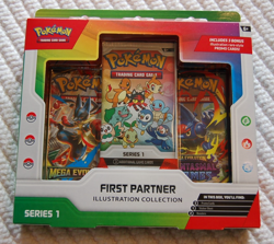 Pokemon First Partner Illustration Collection Series 1 NEW Sealed Box - Image 1