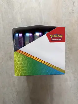 POKEMON TCG 10X ASCENDED HEROES MINI TINS SET - CDU DISPLAY CASE UNSEALED - Image 1