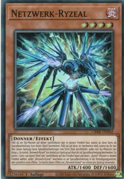 yugioh Netzwerk-Ryzeal CRBR-DE002 Super Rare 1Auflage Deutsch - Image 1