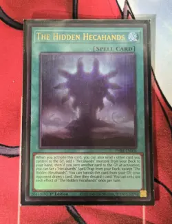The Hidden Hecahands PHRE-EN008 Ultra Rare 1st Edition NM Yugioh - Image 1