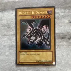 Yu-Gi-Oh! Red-Eyes B. Dragon SDJ-001 Ultra Rare Unlimited ATK 2400 DEF 2000 - Image 1