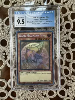 Dark Magician Girl Yugioh 2022 GFP2-EN177 Ghost Rare 1st CGC 10 Gem Mint - Image 5