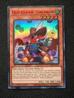 Quickdraw Synchron (Red) LDS3-EN117 Ultra Rare YuGiOh - Image 1