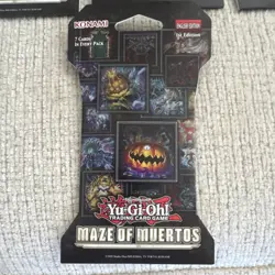 Konami Yu-Gi-Oh! Maze of Muertos Booster Packs 7 1st Edition English - Image 2