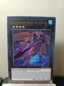 Yugioh - Full Armored Black Ray Lancer - 1st Edition - Rare - MZMI-EN054 NM - Image 1