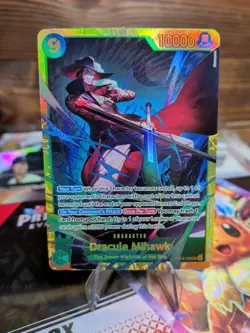 One Piece CCG Dracule Mihawk Op14 119 Super Rare Must Get - Image 1