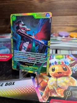 One Piece CCG Dracule Mihawk Op14 119 Super Rare Must Get - Image 4