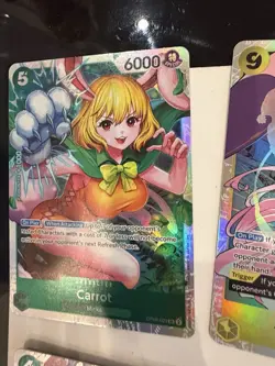 Carrot (023) Two Legends One Piece OP08-023 SR FOIL NM - Image 1