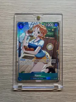 Nami P-053 (Alt Art) One Piece Premium Booster -The Best- Full Art Foil NM - Image 1