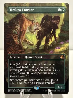 Tireless Tracker (Borderless) 26 M Special Guests Near Mint MTG - Image 1