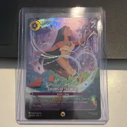 Pocahontas Colors of the Wind 228/204 Foil Action Song Disney Lorcana TCG Card - Image 1