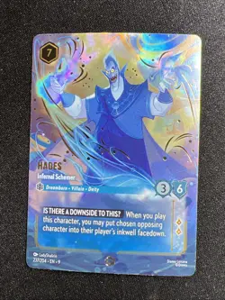 Disney Lorcana ENCHANTED ✨HADES - Infernal Schemer - 237/204-EN-9, NM+ - Image 3