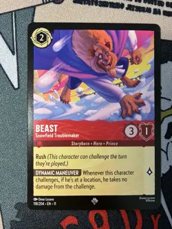 Beast - Snowfield Troublemaker 118/204 Winterspell Regular Disney's Lorcana - Image 1