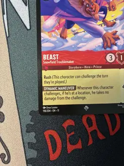 Beast - Snowfield Troublemaker 118/204 Winterspell Regular Disney's Lorcana - Image 2