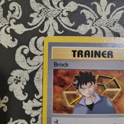 Pokemon Card Gym Heroes 98/132 BROCK NM Vintage - Image 2
