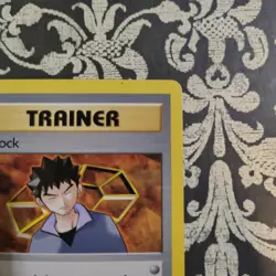 Pokemon Card Gym Heroes 98/132 BROCK NM Vintage - Image 3
