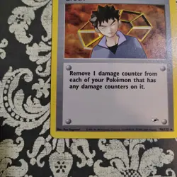 Pokemon Card Gym Heroes 98/132 BROCK NM Vintage - Image 5