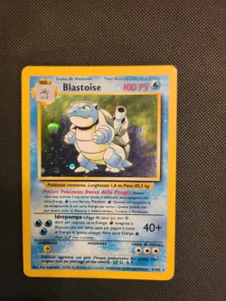 Pokemon Card - Blastoise 2/102 Holo Rare Unlimited 1999 - 2/102 - LP/NM-ITALIAN - Image 4