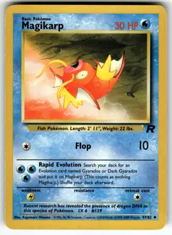 Magikarp 47/82 Team Rocket LP Pokemon Card TCG - Image 1