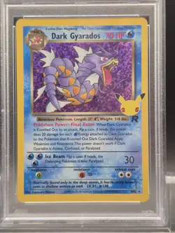 PSA 10 Dark Gyarados 8 Pokemon Celebrations Classic Collection Holo Graded Card - Image 3