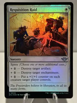 Requisition Raid 26 U Outlaws of Thunder Junction foil Near Mint MTG - Image 1