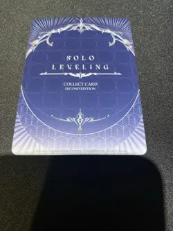 Solo Leveling Tusk HR★ SL2E-088 Holo Rare Collect Card 2nd Edition Anime Korea - Image 4