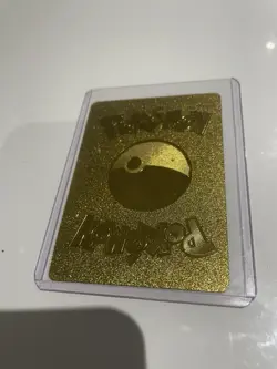 Charizard GX Rainbow Gold Metal Fan Art Card - Image 5
