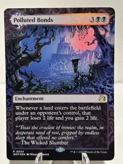 Polluted Bonds 34 R Wilds of Eldraine: Enchanting Tales Foil NM MTG - Image 1