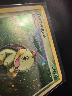 Pokemon TCG Turtwig Holo DP01 Promo Card 2007 LP. Top Swirl. - Image 5