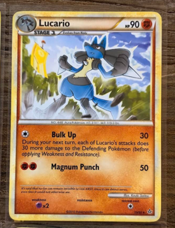Riolu to Lucario Evolution Holo POP 8 + Error Card Rare Pokemon - LOT 4 Cards - Image 3
