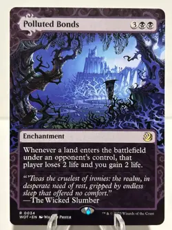 Polluted Bonds 34 R Wilds of Eldraine: Enchanting Tales NM MTG - Image 1