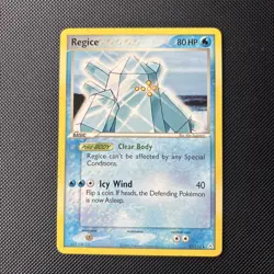 Pokemon Card EX Holon Phantoms Regice 27/110 Rare - Image 1
