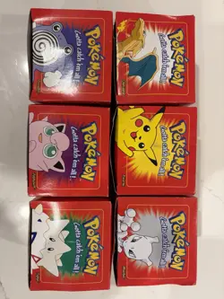 VINTAGE 1999 Burger King /Nintendo Pokemon 23K Gold Plated Trading Card Full Set - Image 1