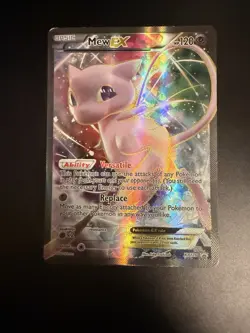 Mew EX XY126 Promo Textured Full Art Pokemon Card - MP - Image 2