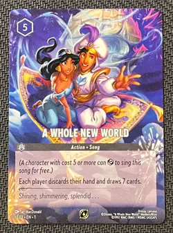 Disney Lorcana - A Whole New World - Promo Card 10/C1 Near Mint - Image 1