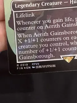 Aerith Gainsborough (Borderless) (Surge Foil) Final Fantasy Foil - Image 3